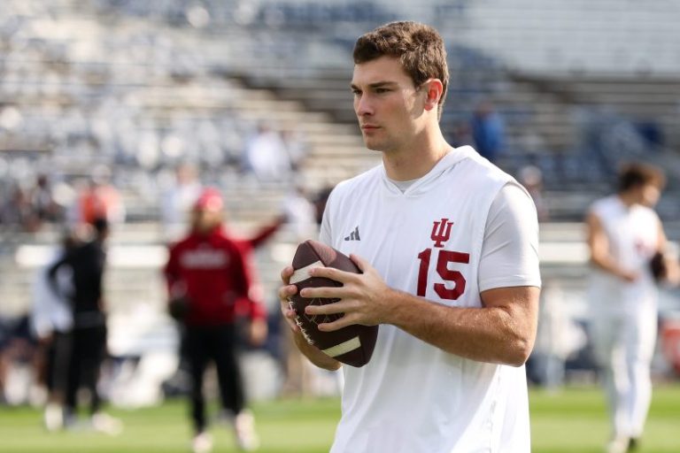 Heisman favorite talks why Indiana, his football idol and bible study