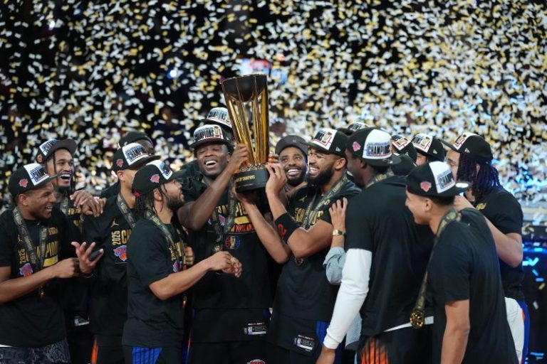 Knicks’ NBA Cup title won’t be celebrated in Madison Square Garden