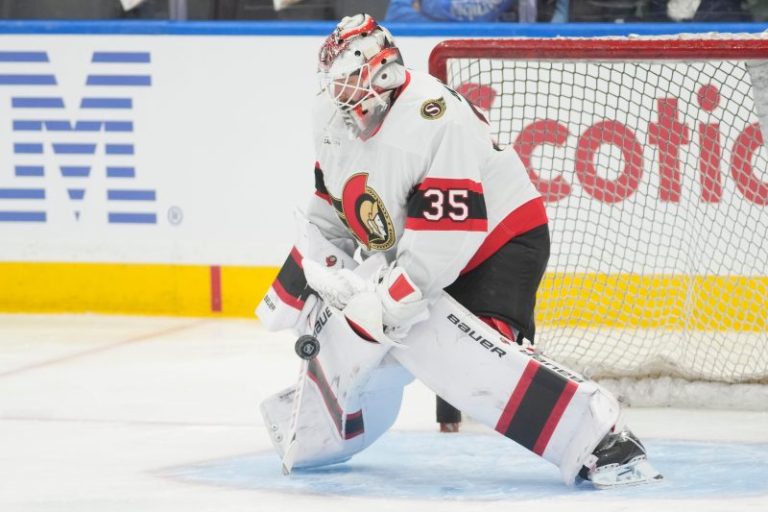 Ottawa Senators goaltender takes leave of absence for personal reasons