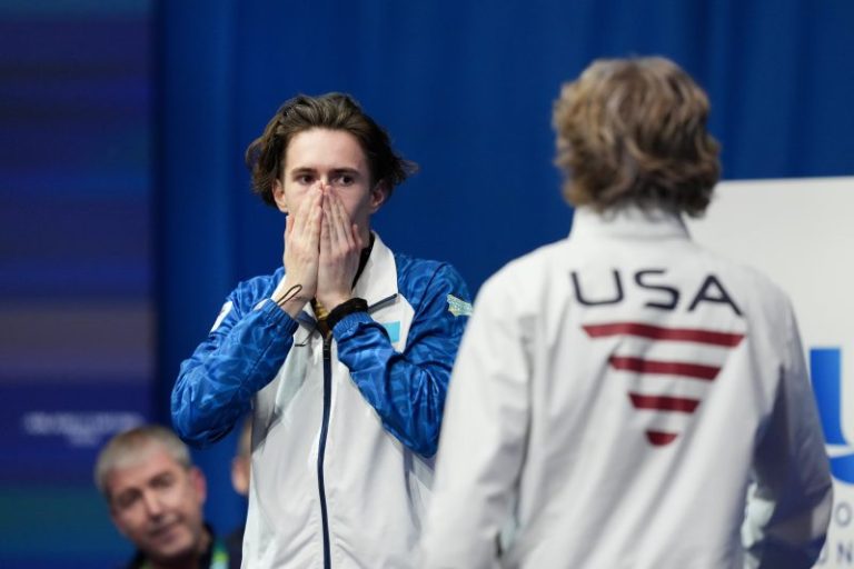 Kazakhstan wins gold medal in figure skating after Ilia Malinin meltdown